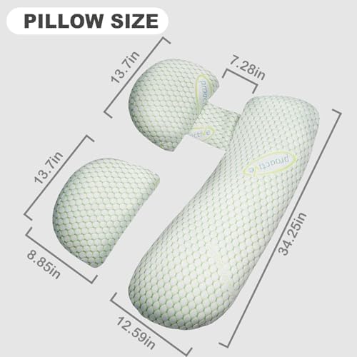 YZCCtixi Pregnancy Pillow - Full Body Maternity Support