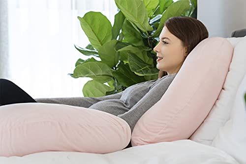 INSEN Pregnancy Pillow with Velvet Cover 1