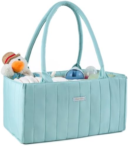 Clearworld Diaper Caddy Organizer Pale Green 1