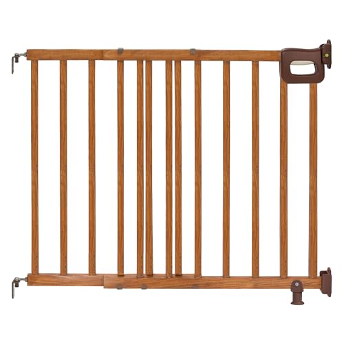 Summer Wood Banister and Baby Gate with Auto Close 30-48 Wide