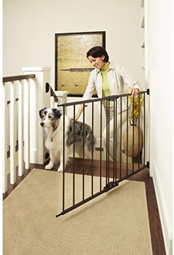 MyPet Windsor Walk Thru Pet Gate - 31 Tall Matte Bronze