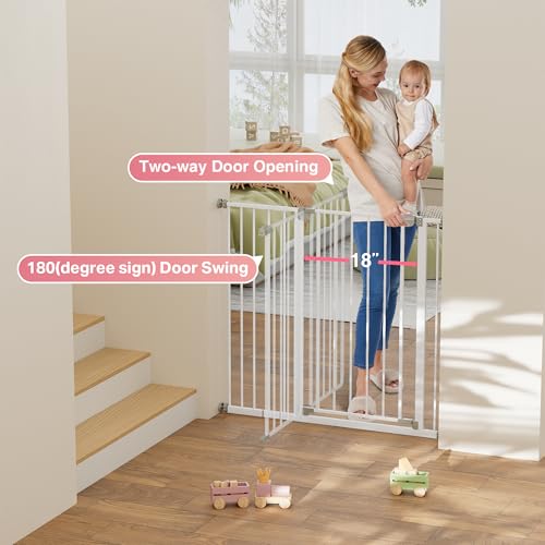 InnoTruth 36 Extra Tall Baby Gate with Dual Lock
