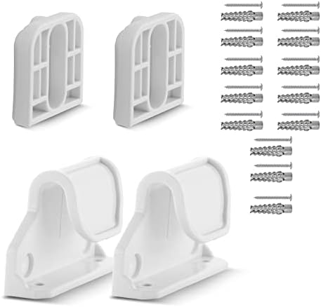 Dearlomum Retractable Baby Gate Hardware Set White