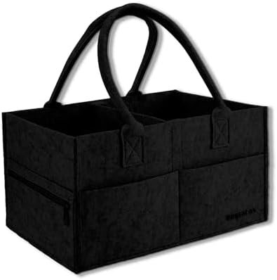 Runsabay Diaper Caddy Organizer - Black 1