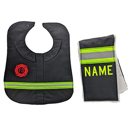 DERMAEX Firefighter Bib Burp Rag Set