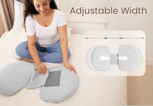 Tinkerz Memory Foam Pregnancy Pillow for Side Sleepers