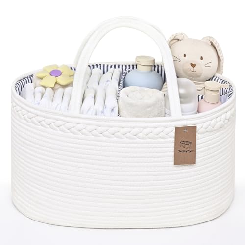 Degeyoyo Baby Diaper Caddy Organizer with Removable Divider