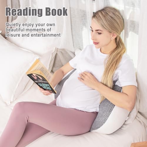 Chilling Home Pregnancy Pillow with Adjustable Support
