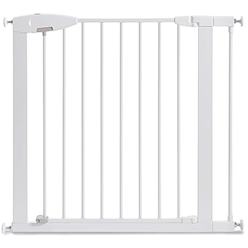 Munchkin Easy Close Pressure Mounted Baby Gate White 35x295 Inch