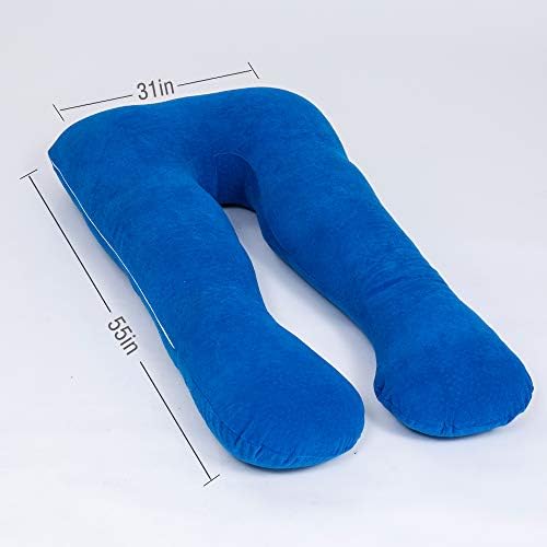 MOON PINE Pregnancy Pillow with Dark Blue Cover 1