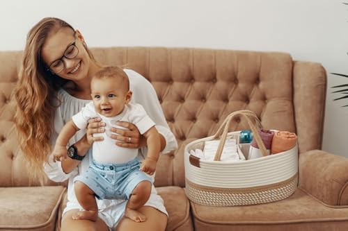 DECOMOMO Extra Large Diaper Caddy Organizer