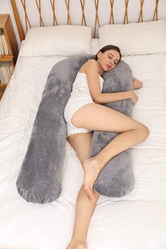 EVOLIVE U-Shaped Maternity Pillow with Removable Micromink Cover 1
