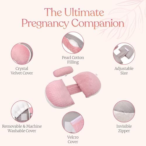 Melo Mama Pregnancy Pillow with Washable Cover
