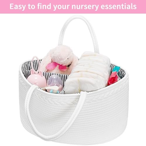 ABenkle X-Large Diaper Caddy Organizer with Removable Dividers