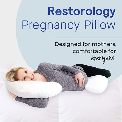 Restorology Pregnancy Pillow - 60 Inch C-Shaped Maternity Support 1