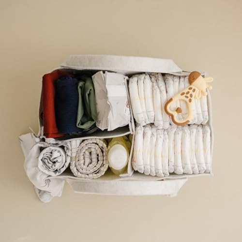 Putska Baby Diaper Caddy - Nursery Storage Basket