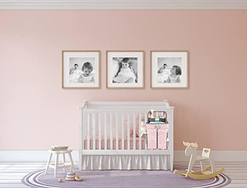 Llama Bella Hanging Diaper Caddy - Pink