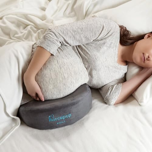 hiccapop Pregnancy Wedge Pillow - 2-Sided Memory Foam Support
