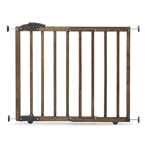 Dreambaby Nottingham Wooden Baby Gate for Stairs and Doorways