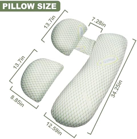 Anfrandce Pregnancy Pillow for Better Sleep and Support