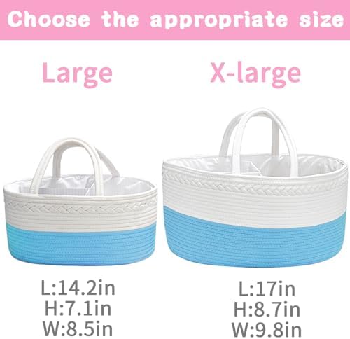 ABenkle X-Large Diaper Caddy Organizer with Removable Dividers 1
