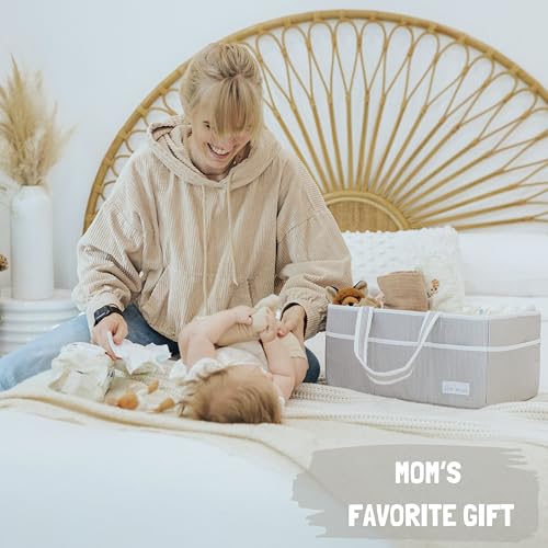 Lily Miles Diaper Caddy - 2 Organizers for Baby Essentials