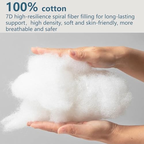 VSTM Pregnancy Pillow with Adjustable Width and Soft Faux Fur