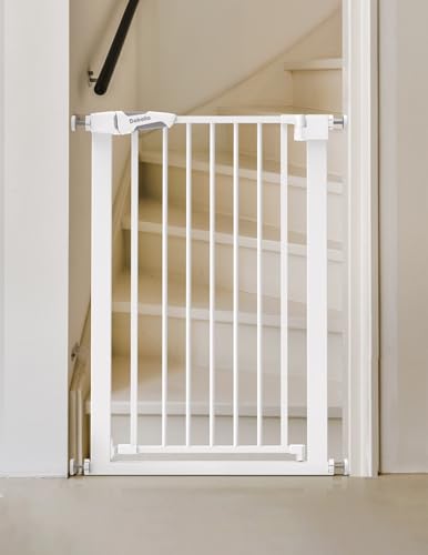 BABELIO 36 Tall Narrow Baby Gate with Auto-Close
