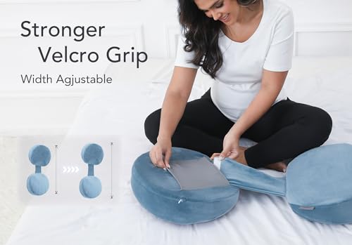 Yunari Pregnancy Pillow with Adjustable Width and W-Shaped Design