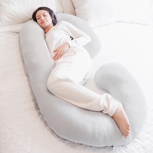 Regalo Premium Pregnancy Pillow with C Shape Support - Grey