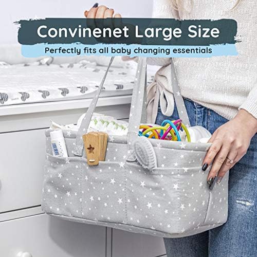 StarHug Baby Diaper Caddy Organizer - Gray 1