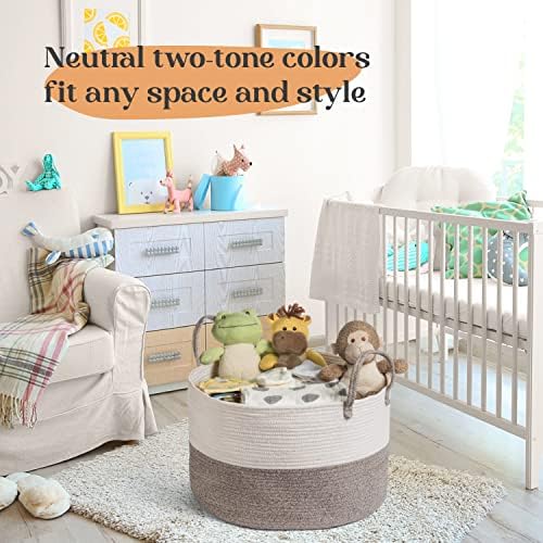 Luxury Little Diaper Caddy Storage Basket Organizer