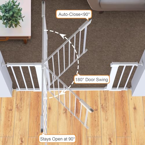 Cumbor 36 Extra Tall Baby Gate for Dogs and Kids