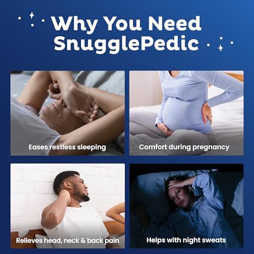 Snuggle-Pedic Body Pillow for Adults - Cozy Supportive Pregnancy Pillow