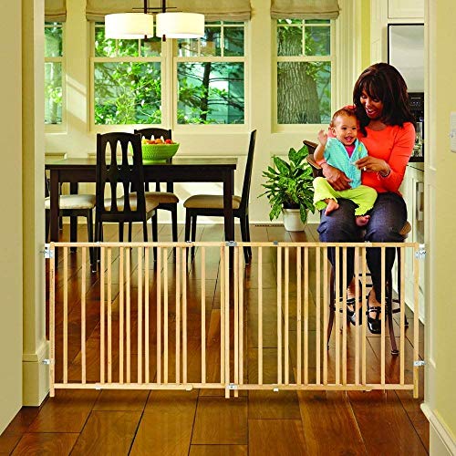 Toddleroo Extra Wide Swing Wooden Gate 27 Tall Hardware Mount
