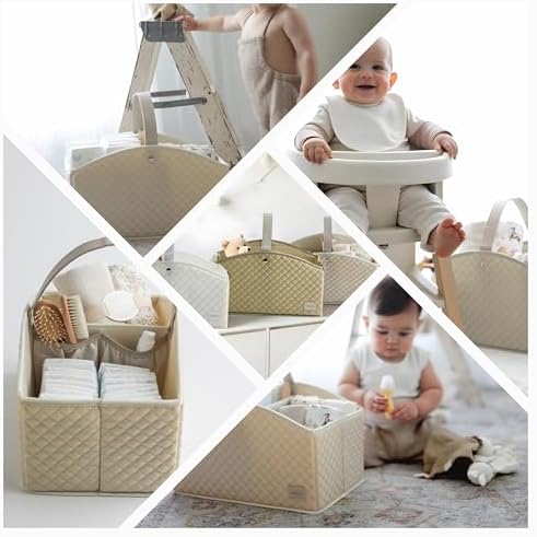 Cherubin Chic Baby Diaper Caddy Organizer