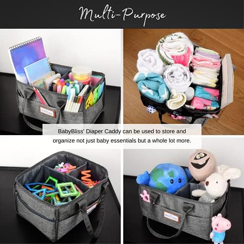 BabyBliss Diaper Caddy with Storage and Car Organizer