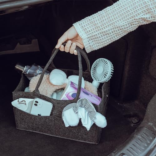 Runsabay Diaper Caddy Organizer - Black 1
