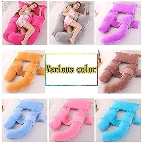 U-Shaped Maternity Pillow for Full Body Support Pink