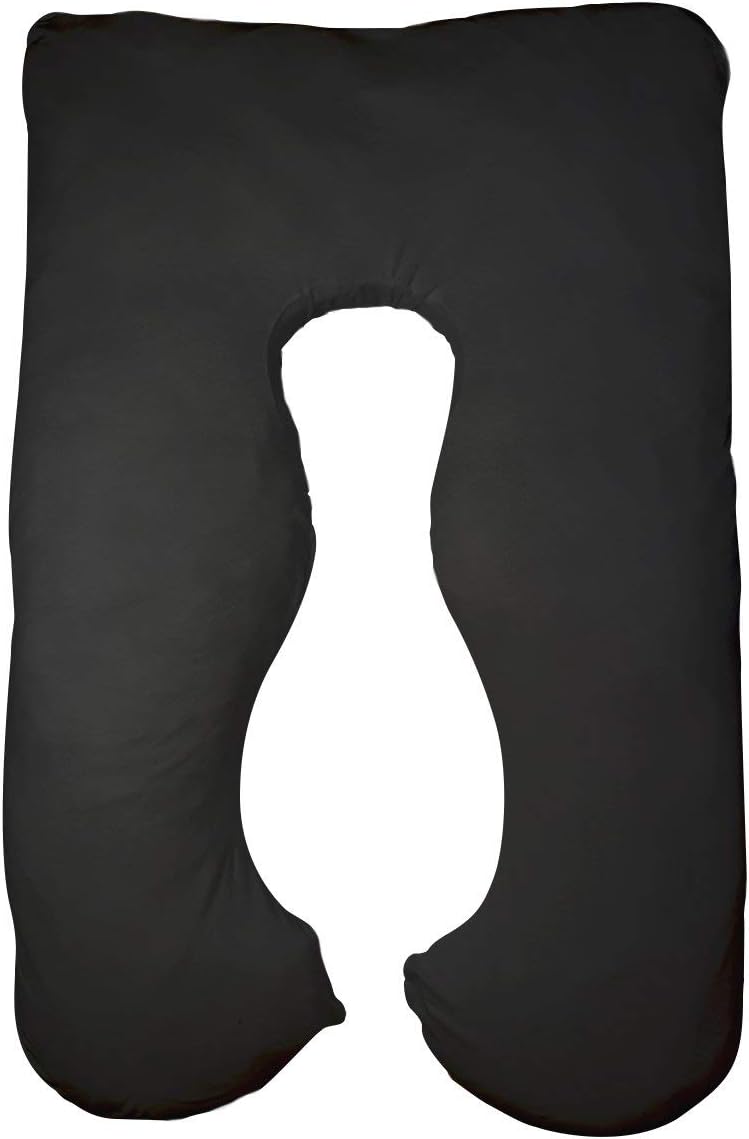 Betty Dain U-Shaped Pregnancy Pillowcase Replacement Black