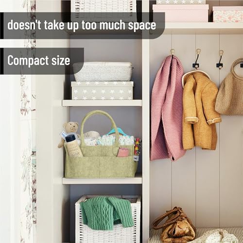 Mr Pen Baby Diaper Caddy Organizer Olive 1