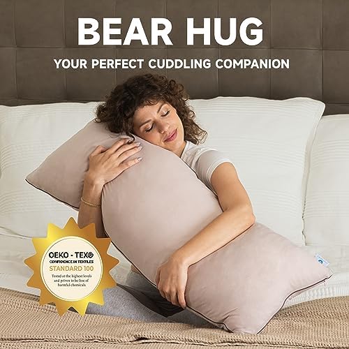 Pharmedoc Body Pillow for Adults with Memory Foam