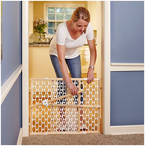 Toddleroo Quick Fit Oval Mesh Baby Gate - 265 to 42 Wide 23 Tall