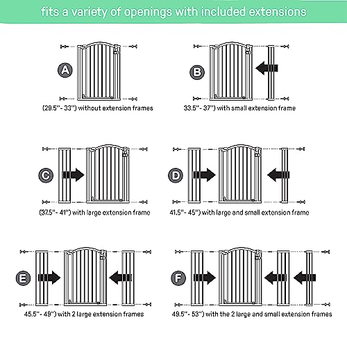 Summer Infant Extra Tall Wide Safety Gate - White