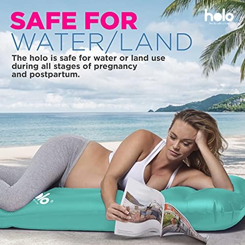 HOLO Inflatable Pregnancy Pillow - Full Body Maternity Support Mint