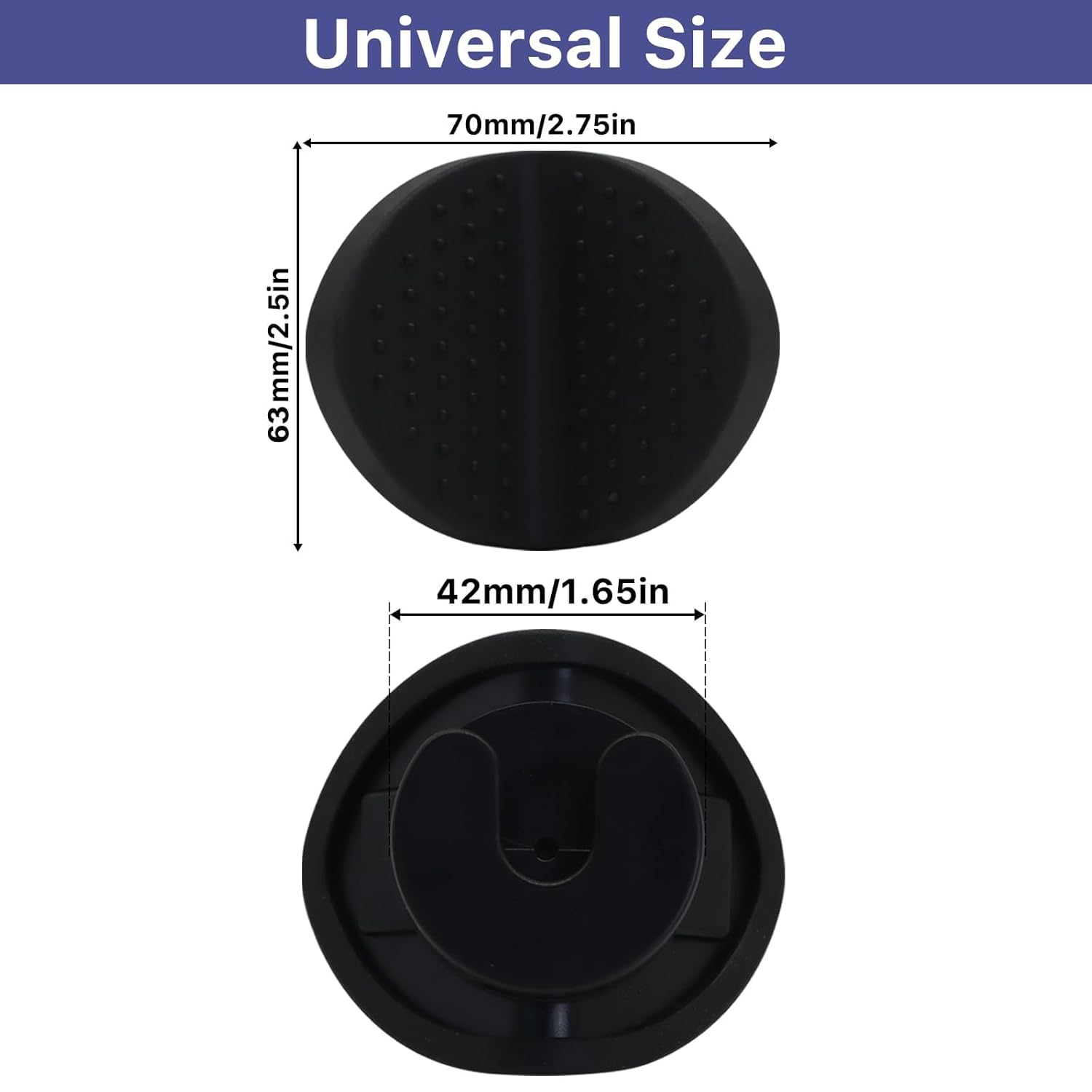 Universal Banister Adapter Kit 2 Pack - Black