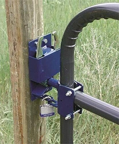 SpeeCo Two Way Lockable Gate Latch Blue 1