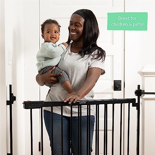 Summer Infant Metal Banister Stair Safety Gate 31-46 Wide 325 Tall Black