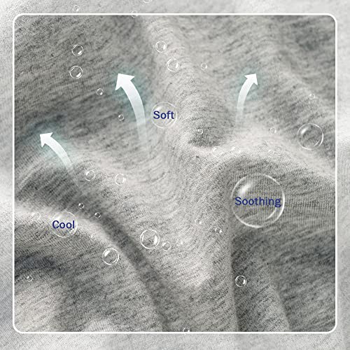 INSEN Pregnancy Pillow with Grey Jersey Cover
