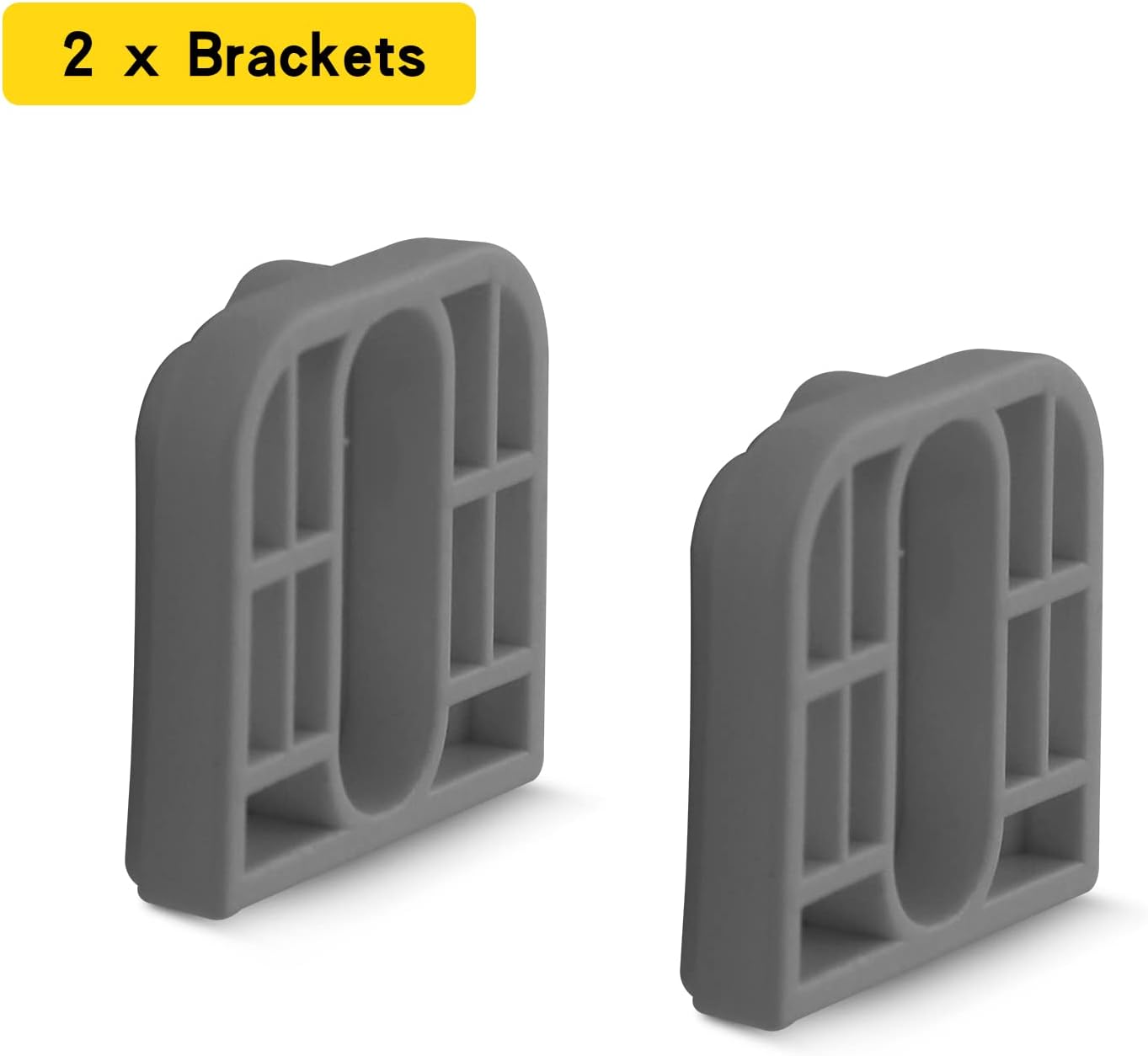 Dearlomum Retractable Baby Gate Hardware Set Grey
